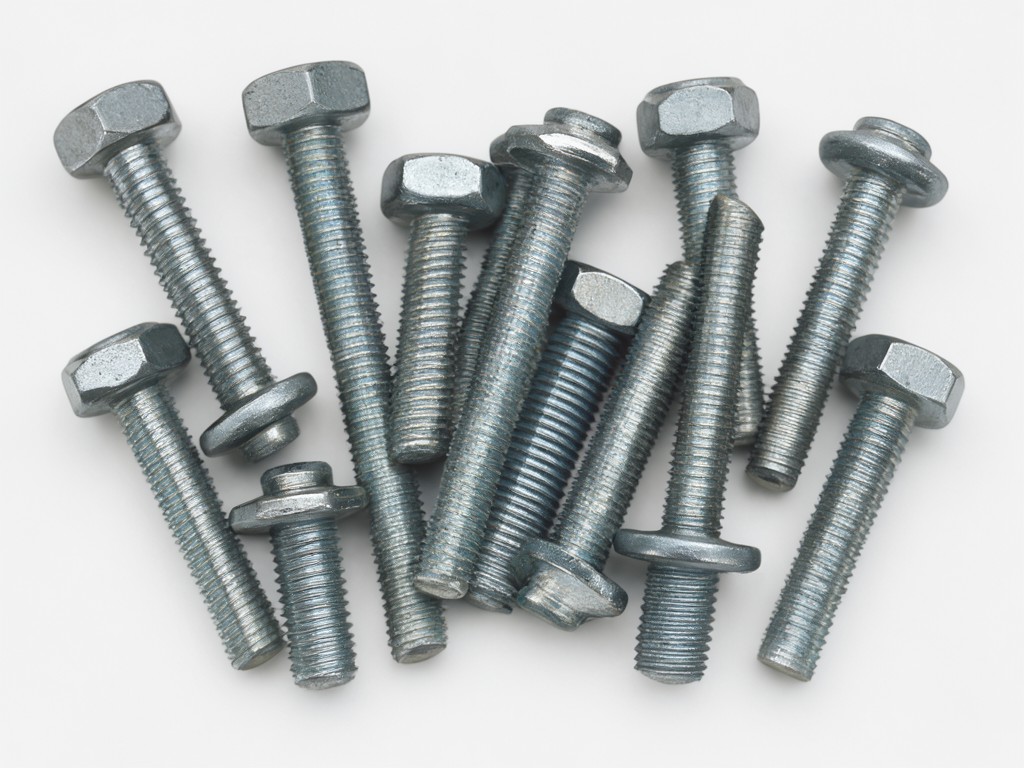 Custom M6 Flanged Hex Head Bolts
